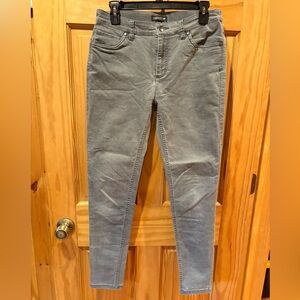 Toad & Co Womens Sequoia Skinny Pants Gray Organic Cotton stretch Size 6